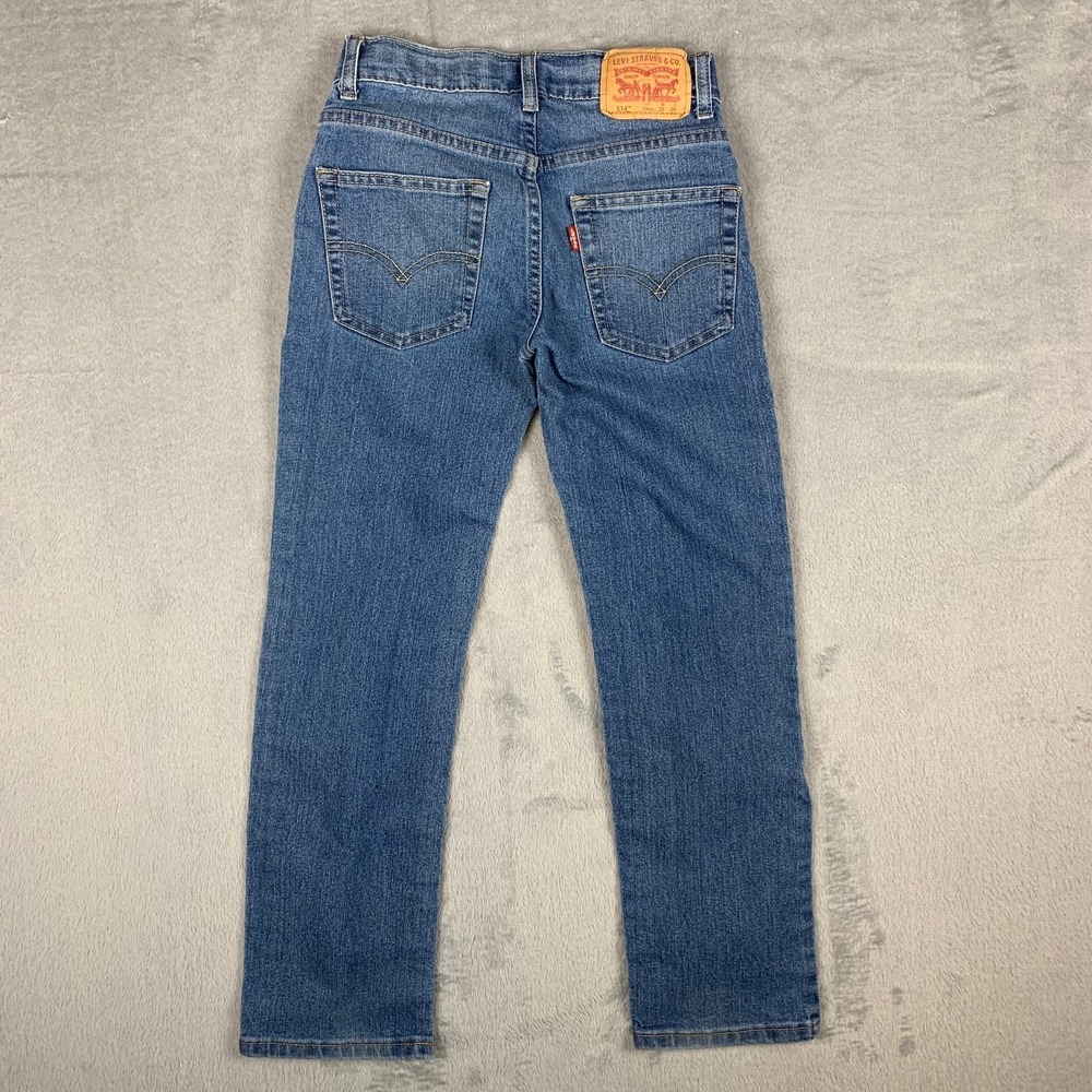 Levi's 514 Performance Straight Jeans Kids Boys Size 10 Regular W25 L26 - Picture 7 of 9